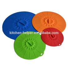 Made in China flexible heat resistant silicone pot cover lid silicone lid